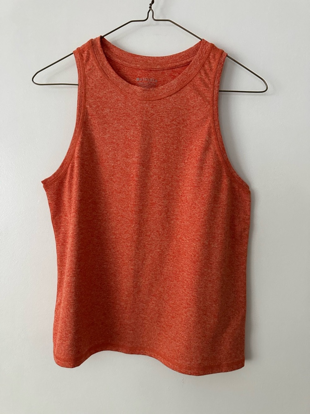 Athleta Women's Heathered Orange Muscle Tank